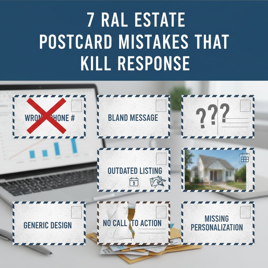 7 Real Estate Postcard Mistakes That Kill Response